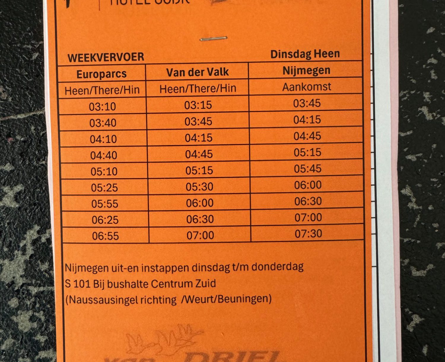 tijden 2024
